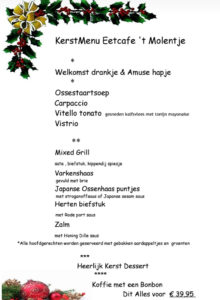 kerstmenu